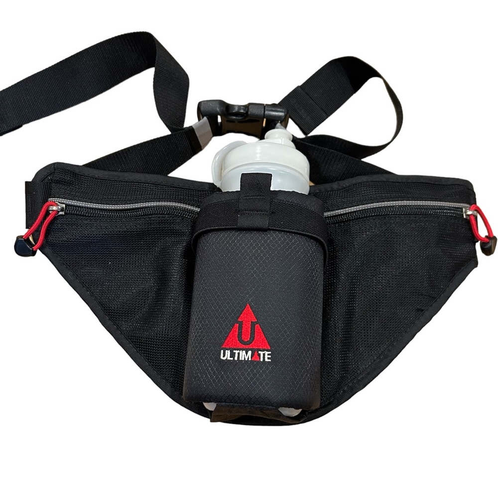 NWOT Ultimate Unisex Bag Hiking Belt Waist Bag w Flask